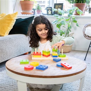 New Classic Toys - Geometric Stacking Puzzle